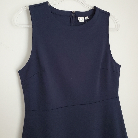 🆕️Gap Navy Peplum Hem Dress Size 14 - Picture 2 of 6